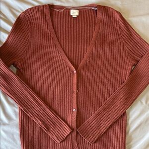 a new day Women's Ribbed Cardigan